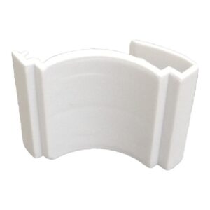 Emenda Meia Cana para Forro PVC Branco 1,5x2,5cm Bariri