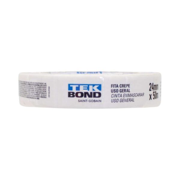 Fita Crepe Branca 24mmx50m Tekbond