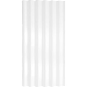 Telha Polipropileno Onda Baixa Translúcida 1,1mm 2,44x0,5m Lux Telhas