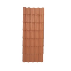 Telha Colonial Light PVC Terracota 2,3x0,86m Lux Telhas