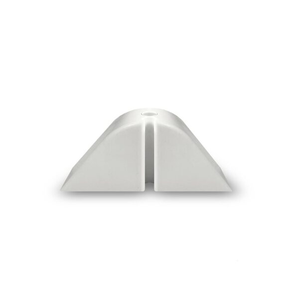 Calço para Telha PVC Onda Alta Branco 5x12,5cm Lux Telhas