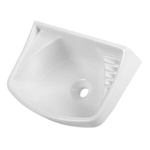 Lavatório Suspenso Plástico LV0 Branco 36x26cm Astra