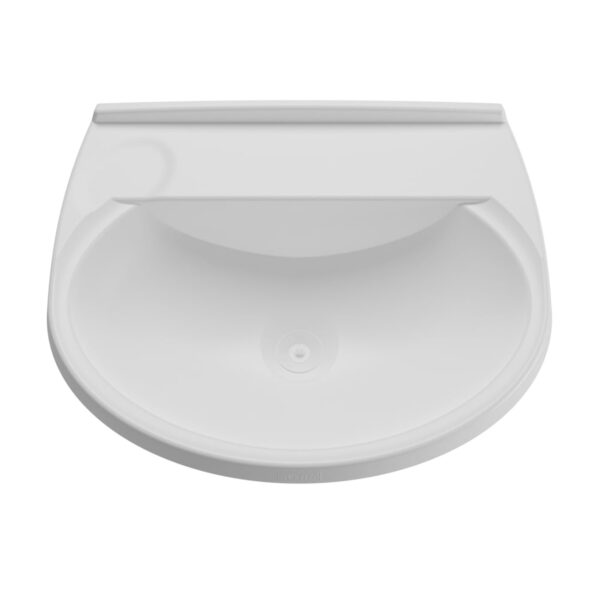 Lavatório Suspenso Plástico LV3 Branco 50x40cm Astra