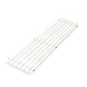 Telha Fibra de Vidro Incolor 0,6mm 2,44x1,1m Lux Telhas