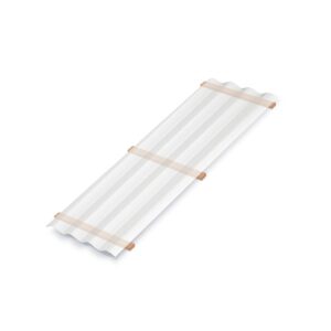 Telha Fibra de Vidro Incolor 0,6mm 2,44x0,5m Lux Telhas