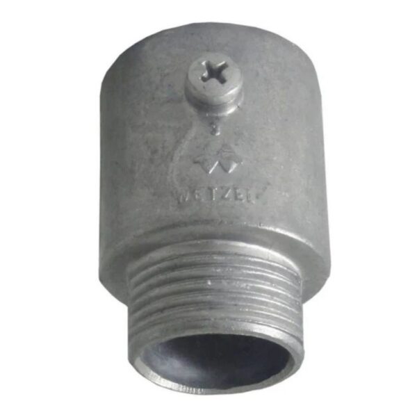 Conector Reto em Alumínio com Rosca BSP Wetzel