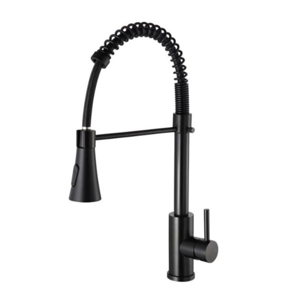 Monocomando para Cozinha Mesa 1/4V Bica Alta Preto Goumert 50cm