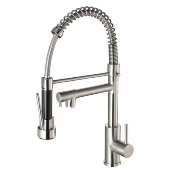Monocomando para Cozinha Mesa Bica Alta 1/4V Cromado Gourmet Flex 48cm