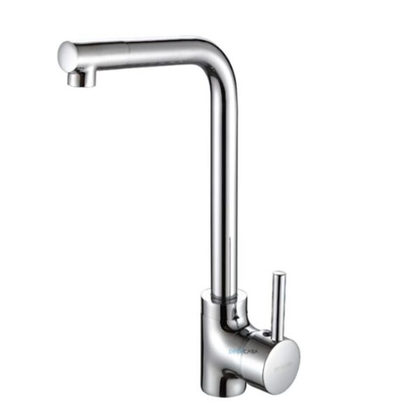 Monocomando para Cozinha Mesa Bica Alta Cromado Reto 32cm
