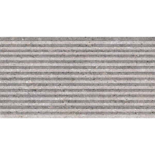 Revestimento Fileto Gris Retificado Acetinado Cinza 39x75 2,06m2