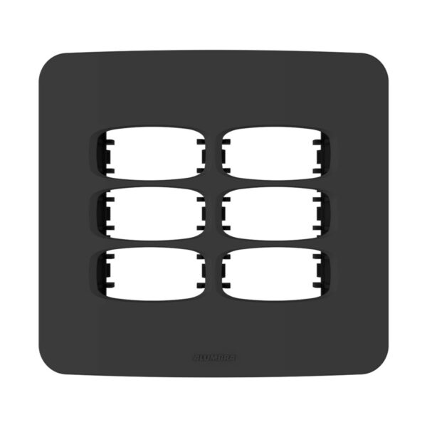 Placa 6 Postos 4x4 com Suporte Gracia Maxx Alumbra