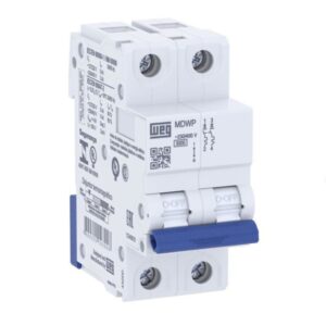 Mini Disjuntor Bipolar 10A Curva C Weg