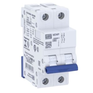 Mini Disjuntor Bipolar 16A Curva C Weg