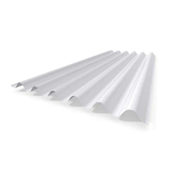Telha Trapézio Polipropileno Leitosa 1,1mm 3x1,05m Lux Telhas