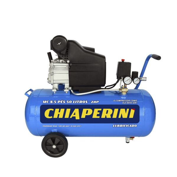 Motocompressor 50L 8,5 pés 120LBS 2HP MC 8.5/50 Chiaperini