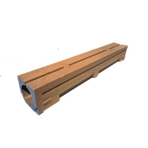 Canal e Grelha Concreto Monoblock Slimline B125 14,6x14,6x100cm Aco
