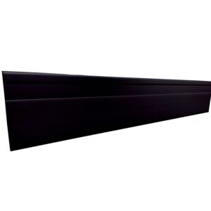 Rodapé PVC Master Preto Frisado Bariri