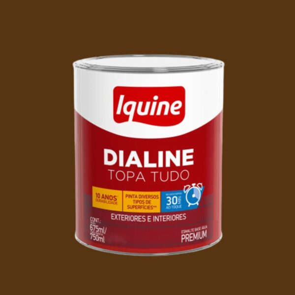 Esmalte Premium Base Água Alto Brilho Dialine 750ml