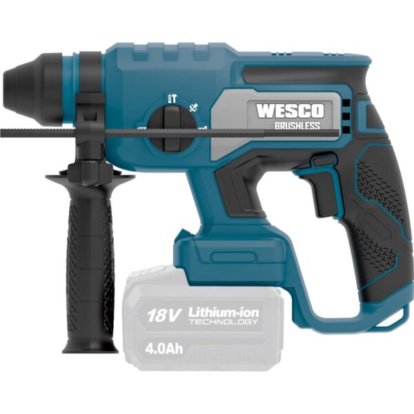 Martelete Perfurador Rompedor SDS Plus 18V 1,9kg WS2806.9 Wesco