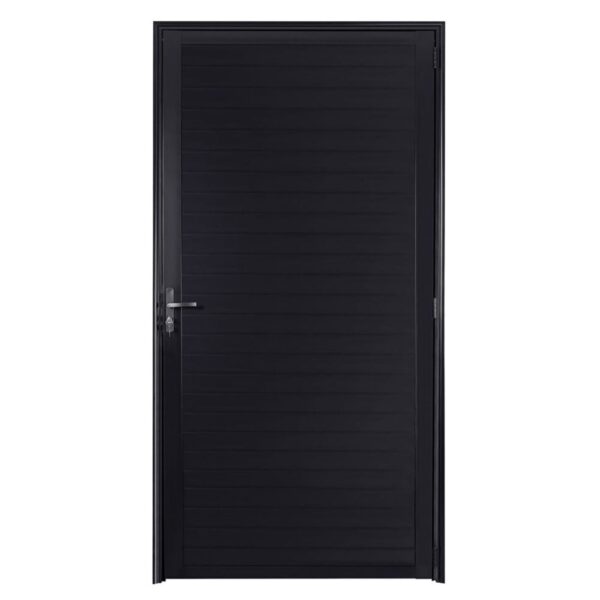 Porta Lambril sem Puxador Alumínio Preto 210x90cm Proex