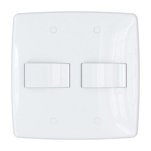 Conjunto Interruptor Simples + Tomada 20A 4x4 Finesse Plus B.Lux