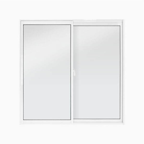Janela de Correr 2 Folhas sem Grade Alumínio Branco Metalflex Ref.01