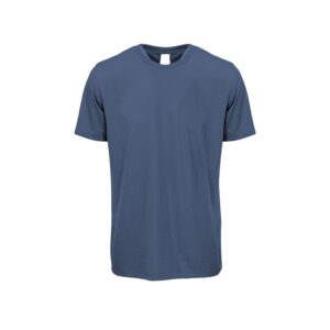 Camiseta Poliéster Azul Manga Curta Amalfis