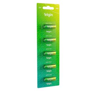 Pilha Alcalina 12V Tipo A23 Elgin