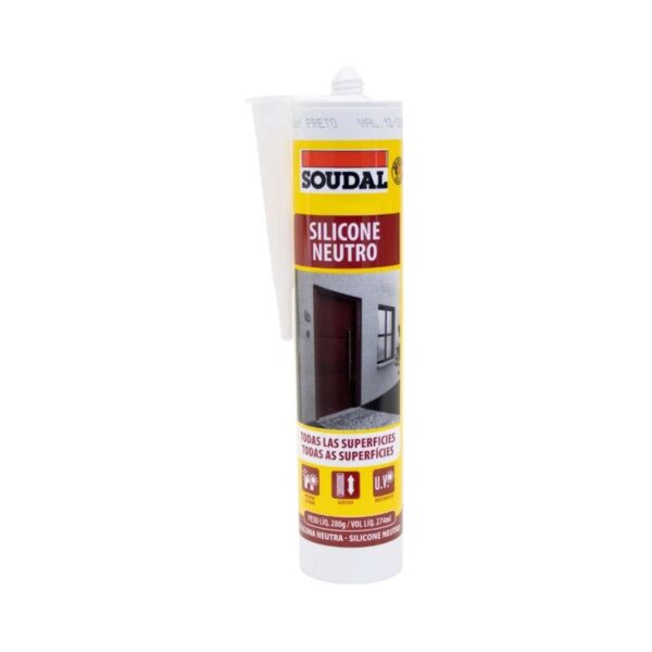 Silicone Neutro Construção Incolor 280g Soudal