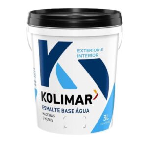 Esmalte Premium Base Água Acetinado 3L Kolimar