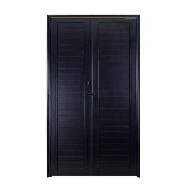 Porta Camarão Lambril Alumínio Preto 210x70cm Lux