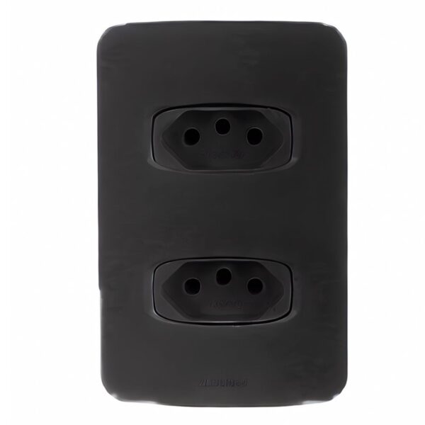 Conjunto 2 Tomadas 2P+T 10A 4x2 Maxx Alumbra