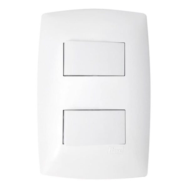 Conjunto 2 Interruptores Simples A1 4x2 Home B.Lux