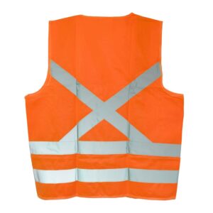 Colete Refletivo com 1 Bolso Laranja Tamanho M Imbat