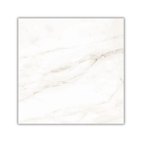 Piso Carrara Cristal Retificado Brilhante Branco 60x60cm 2,88m2