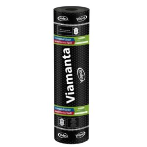 Manta Asfáltica Poliéster Alumínio Viamanta 4mm 10m Viapol