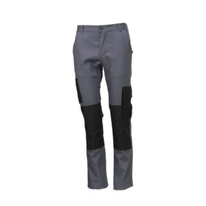 Calça Polycotton 1/2 Elástico Cinza 8113 Amalfis