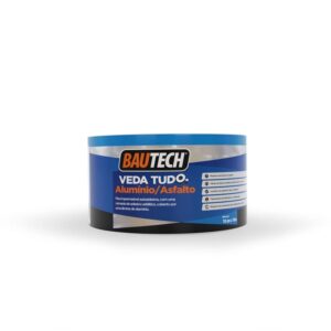 Fita Asfáltica Vedatudo Cinza 10m Bautech