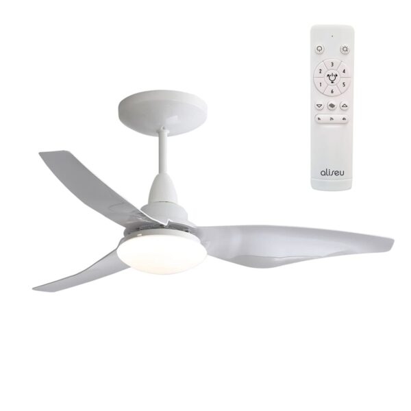 Ventilador de Teto Mestre A1 LED 2 Lâmpadas Controle Remoto Aliseu
