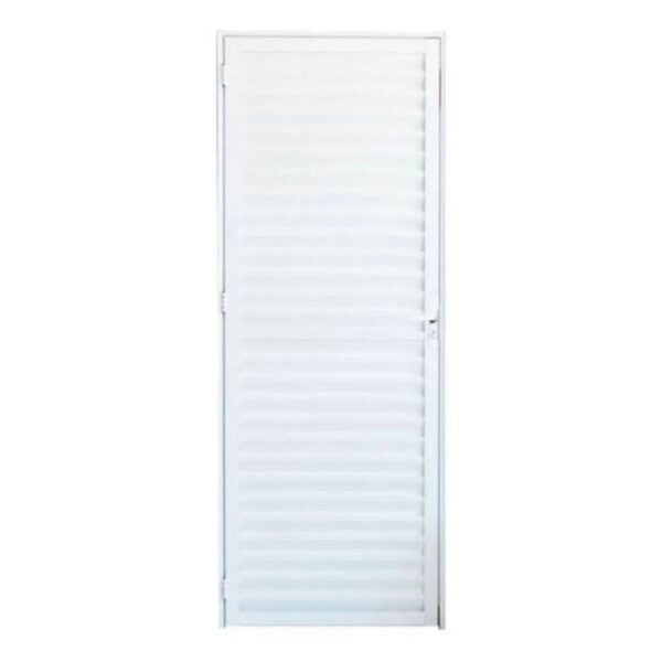 Porta Palheta Alumínio Branco 210x60cm Esquadritop