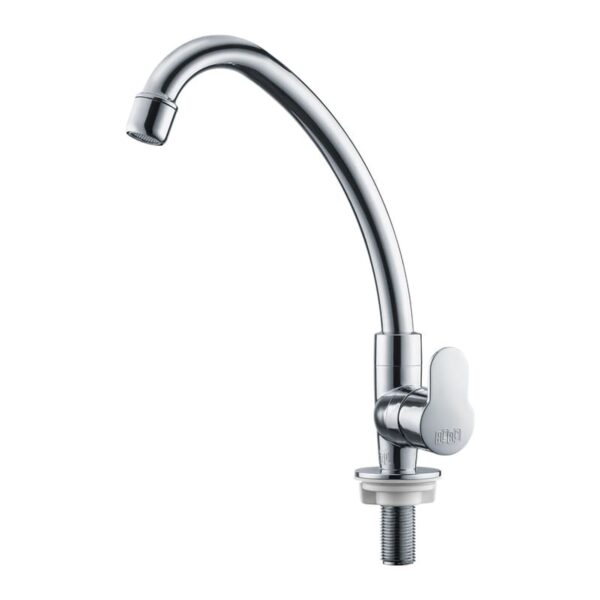 Torneira para Cozinha Mesa 1/4V Bica Móvel Cromado Tivoli