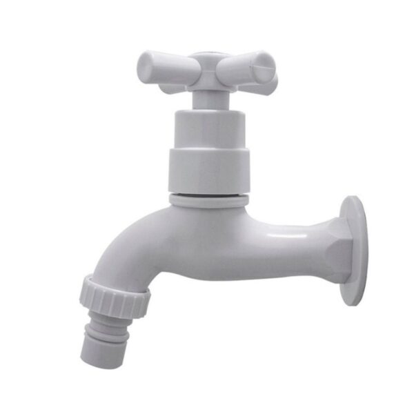 Torneira para Tanque/Jardim Parede Curta C31 DN15-20 Branco Bognar