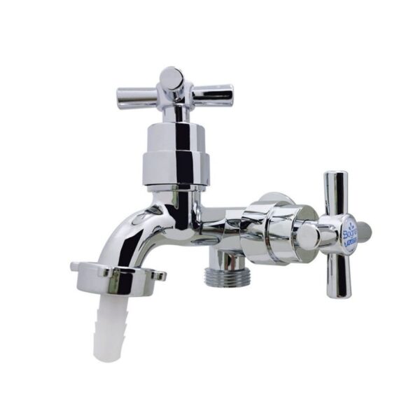 Torneira para Tanque/Jardim Parede Curta C31 DN15-20 Cromado Bognar