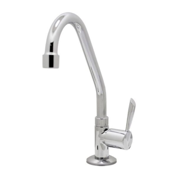 Torneira para Cozinha Mesa 1/4V Bica Média Cromado 1169 C61