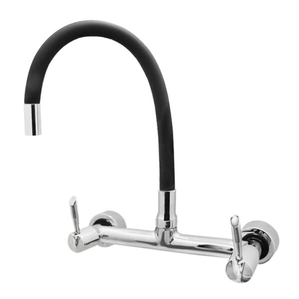 Misturador para Cozinha Parede 1/4V Preto Color 3368 C61 DN15