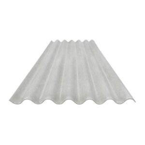 Telha Ondulada Cimentícia Cinza 5mm 2,44x1,10m Multilit