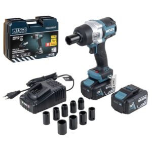 Chave de Impacto 1/2" 18V 700Nm WS2392K2 2 Baterias 4.0 A.h Wesco