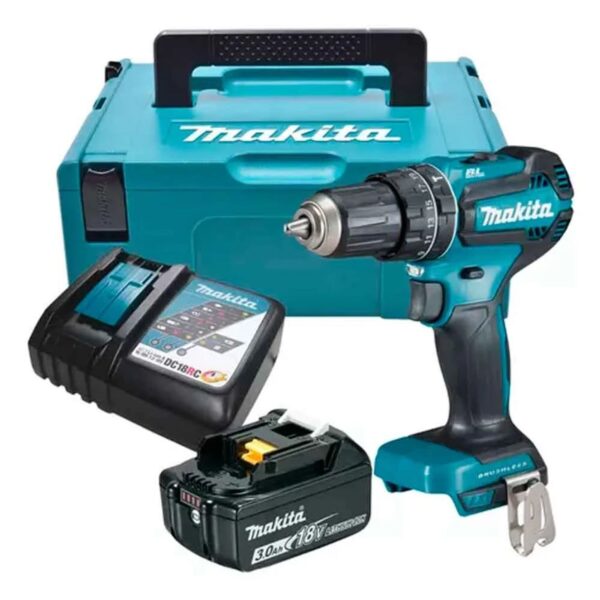 Furadeira Parafusadeira de Impacto 18V com 1 Bateria DHP485RF1J Makita