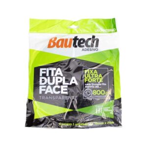 Fita Dupla Face Interna Transparente 25mm Bautech