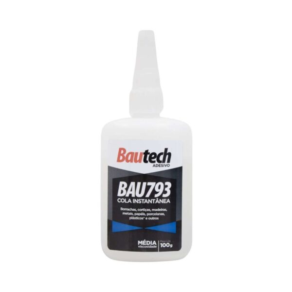 Adesivo Instantâneo Média Viscosidade BAU793 Bautech